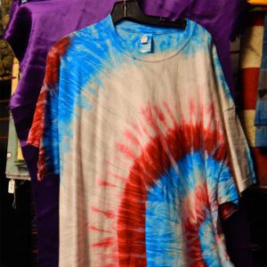 Blue-White Tie Dye Shirt