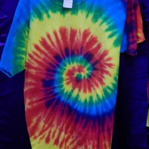 Medium Rainbow Spiral Tie Dye T-Shirt