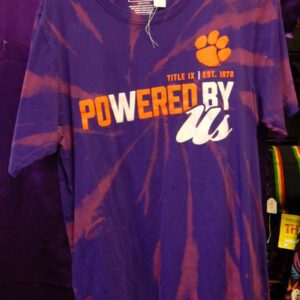 Medium Purple Tie-Dye Clemson T-Shirt
