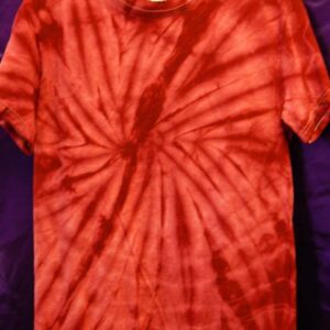Large Red Tie-Dye T-Shirt